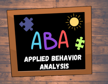 ABA written on mini chalk board