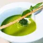 green goddess soup in bowl